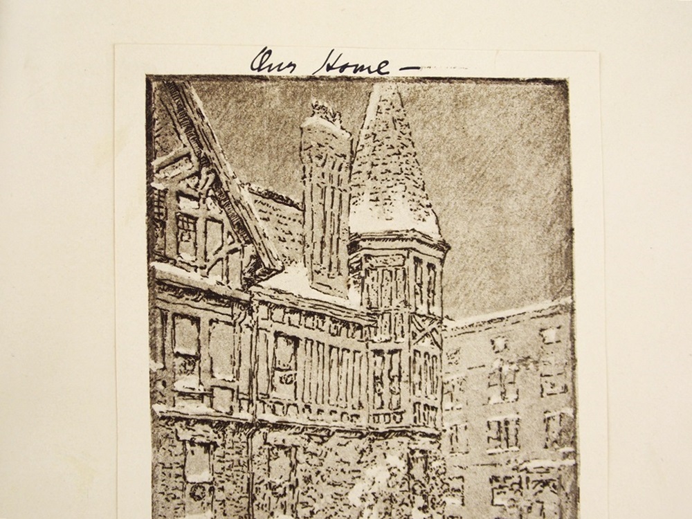 An Exceptional ET Hurley Painting in the Original Frame Titled "An Old Quilt"