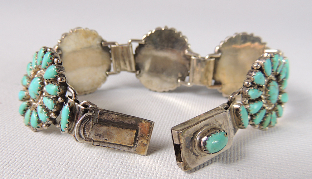 Silver and Turquoise Bracelet