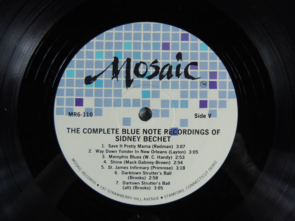 Mosaic MR6-110 Box Set Sidney Bechet Six Vinyl LPs