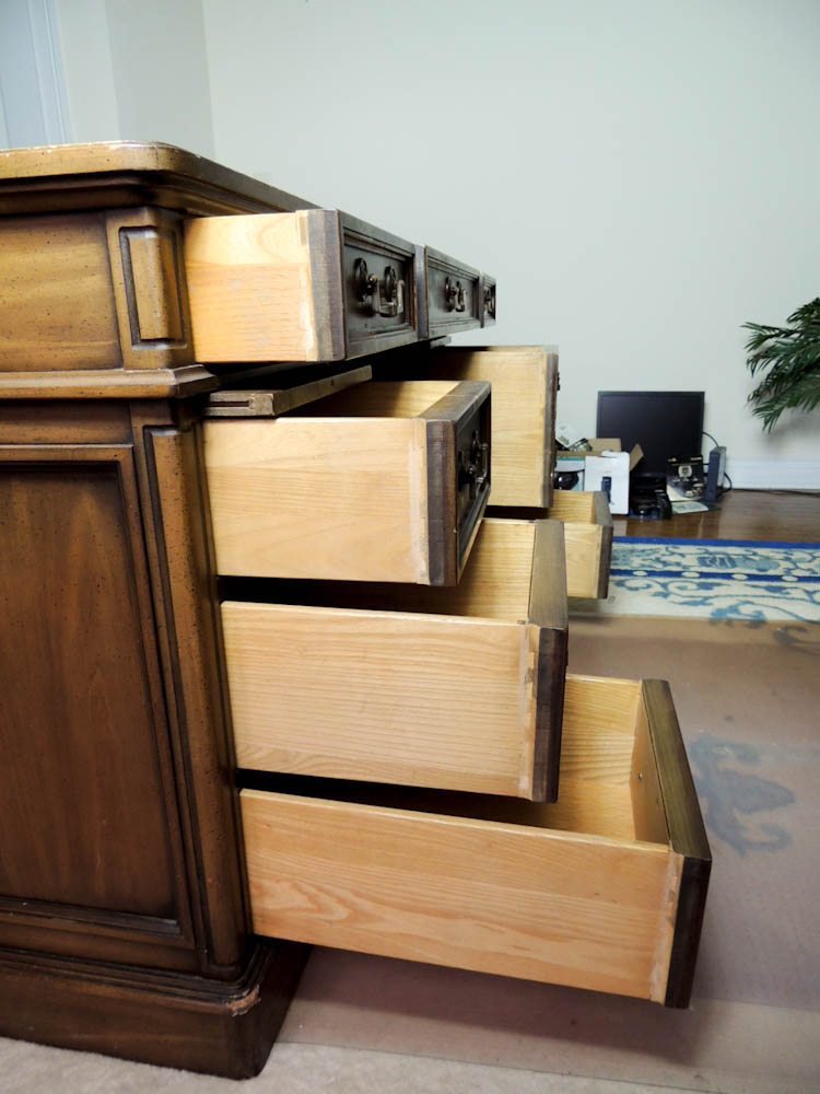 Sligh Lowry Leather Top Desk