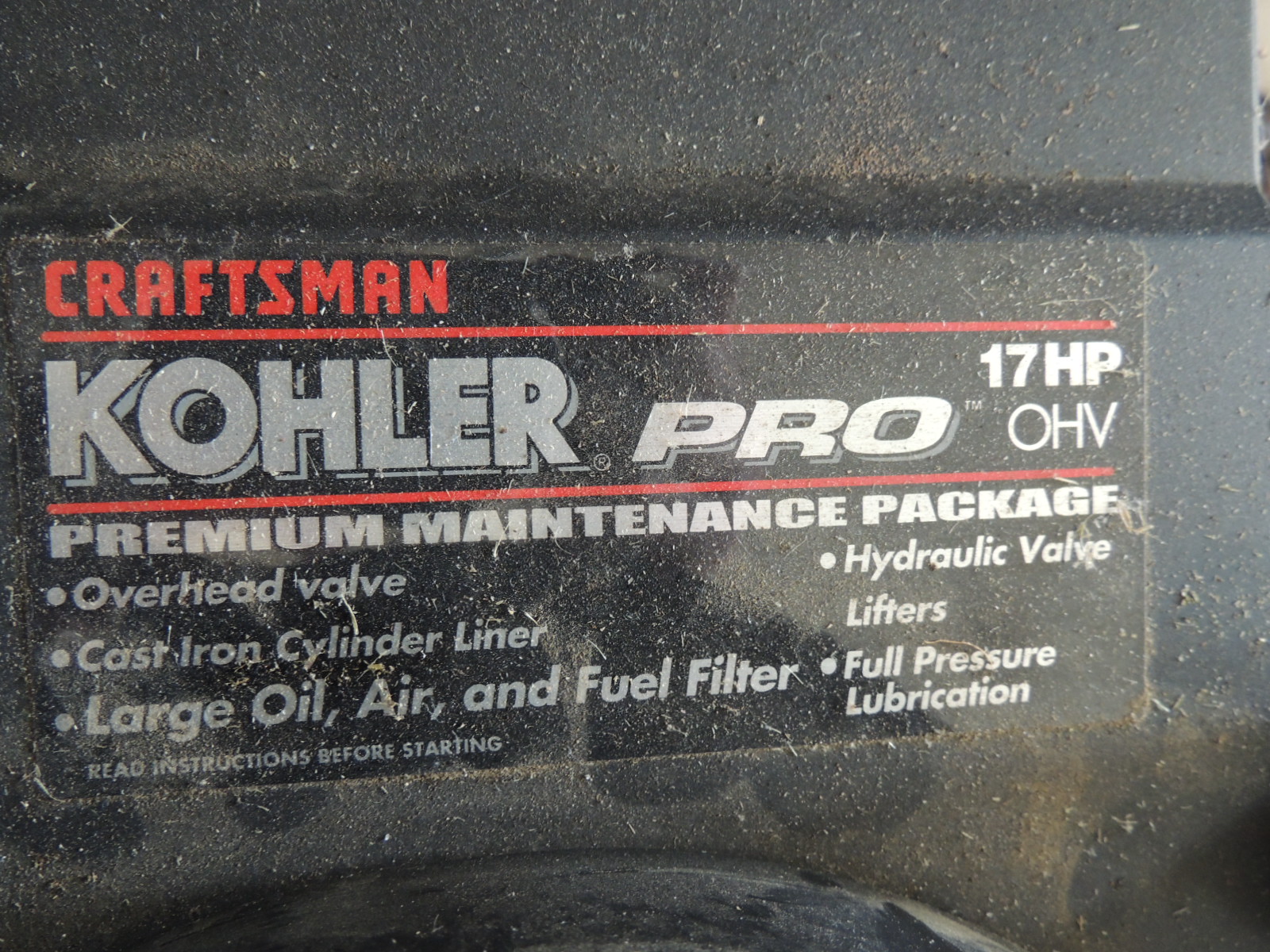 Craftsman LT2000 Riding Mower