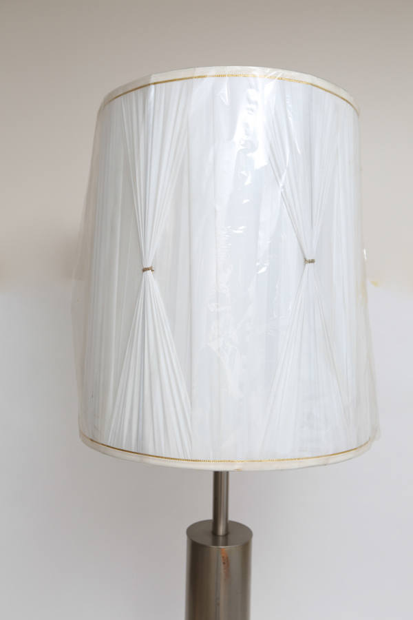 Modern Brushed Chrome Lamp