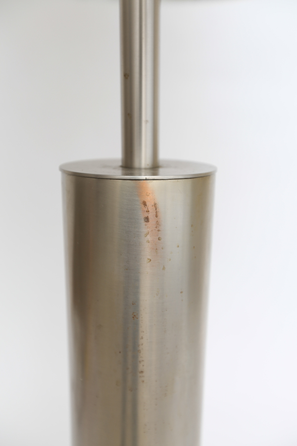 Modern Brushed Chrome Lamp