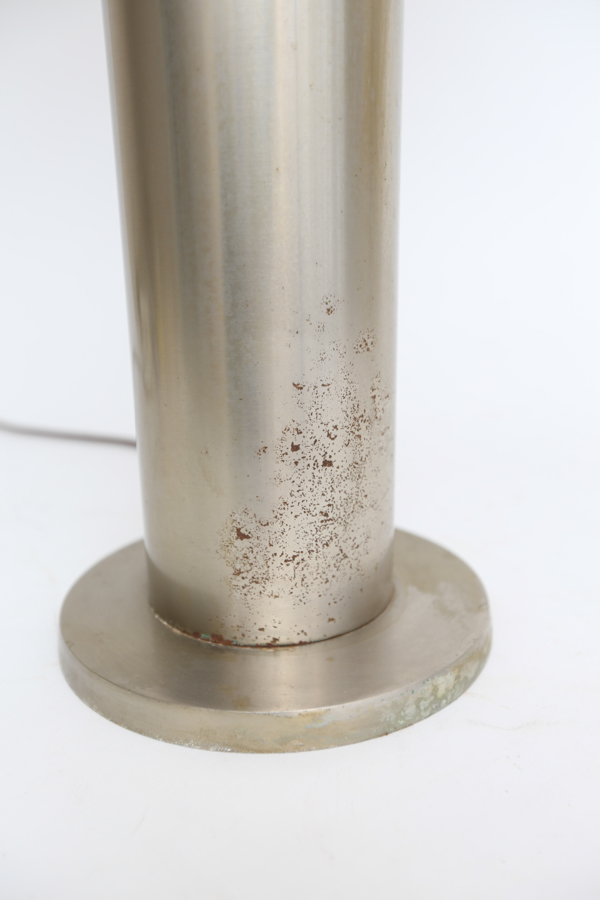 Modern Brushed Chrome Lamp