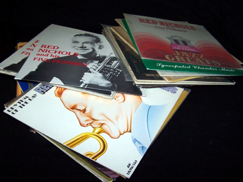 Jazz Trumpeters Muggsy Spanier, Jabbo Smith, and Red Nichols on Vinyl LPs