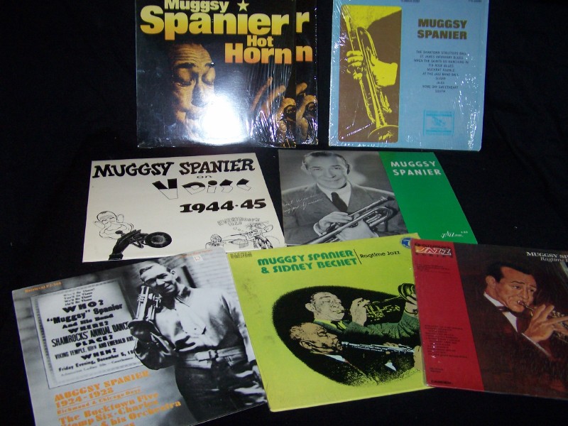 Jazz Trumpeters Muggsy Spanier, Jabbo Smith, and Red Nichols on Vinyl LPs