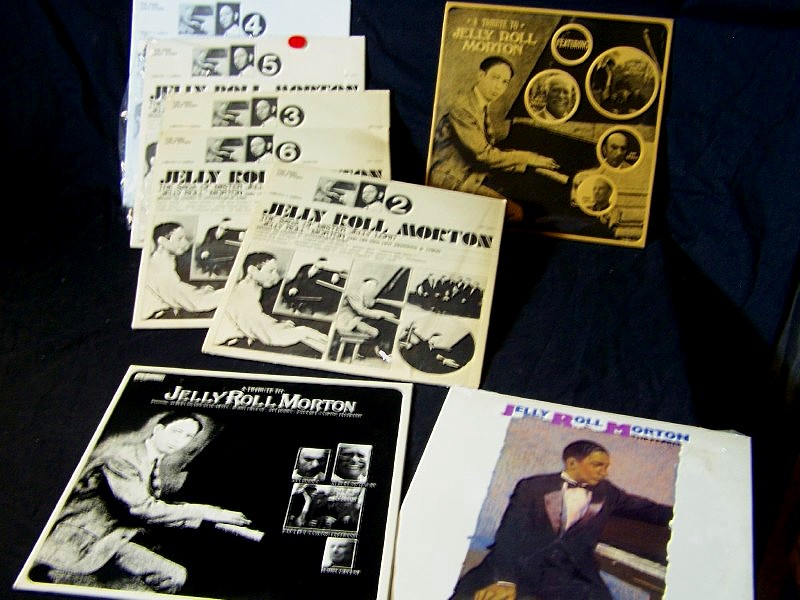 Jazz Pianist Jelly Roll Morton Vinyl LPs