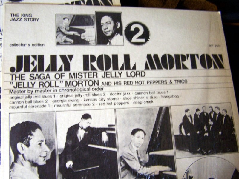 Jazz Pianist Jelly Roll Morton Vinyl LPs