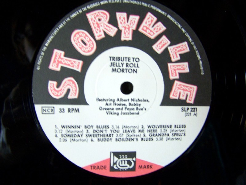 Jazz Pianist Jelly Roll Morton Vinyl LPs