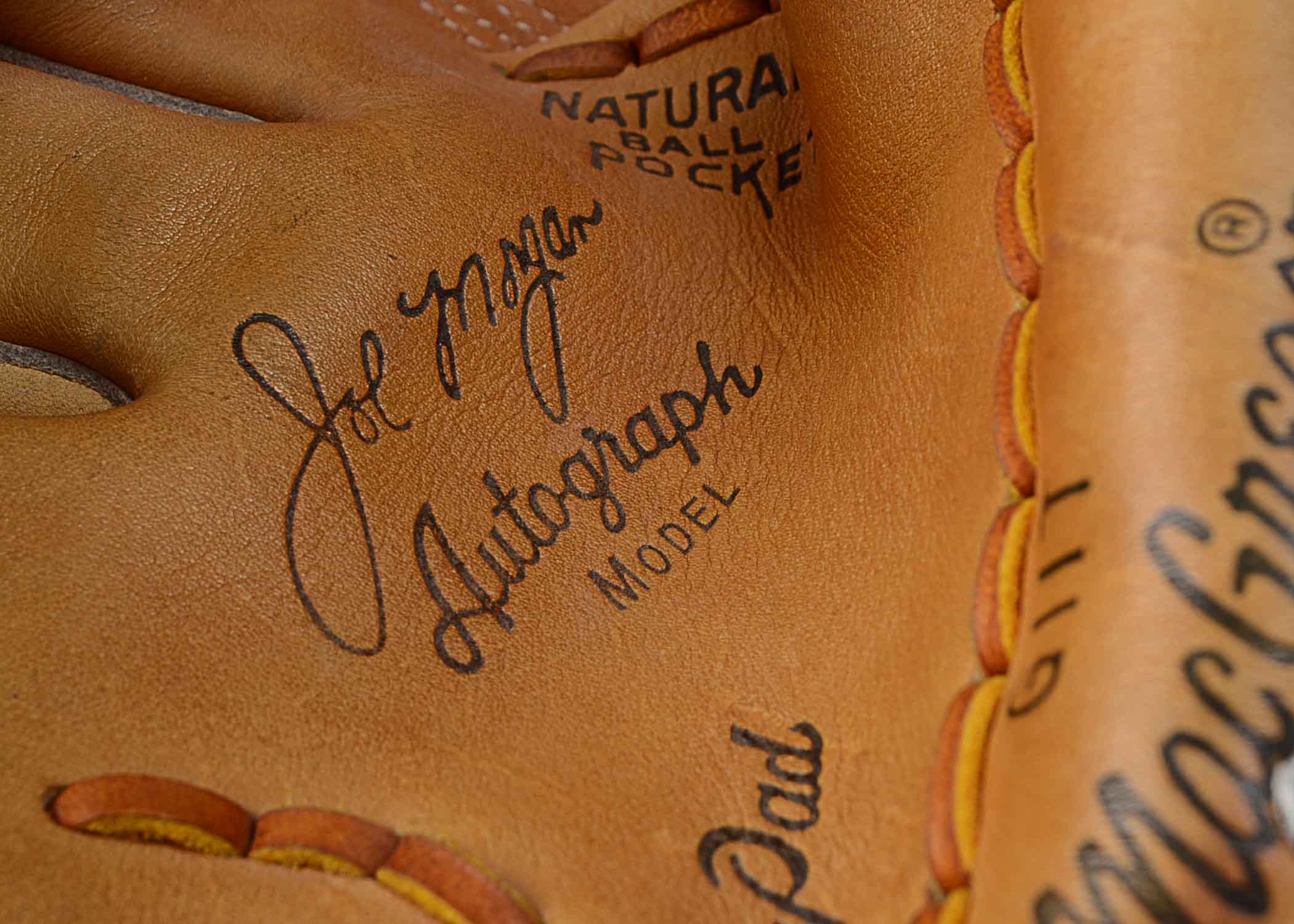 Vintage MacGregor Joe Morgan Autograph Model Leather Baseball Mitt