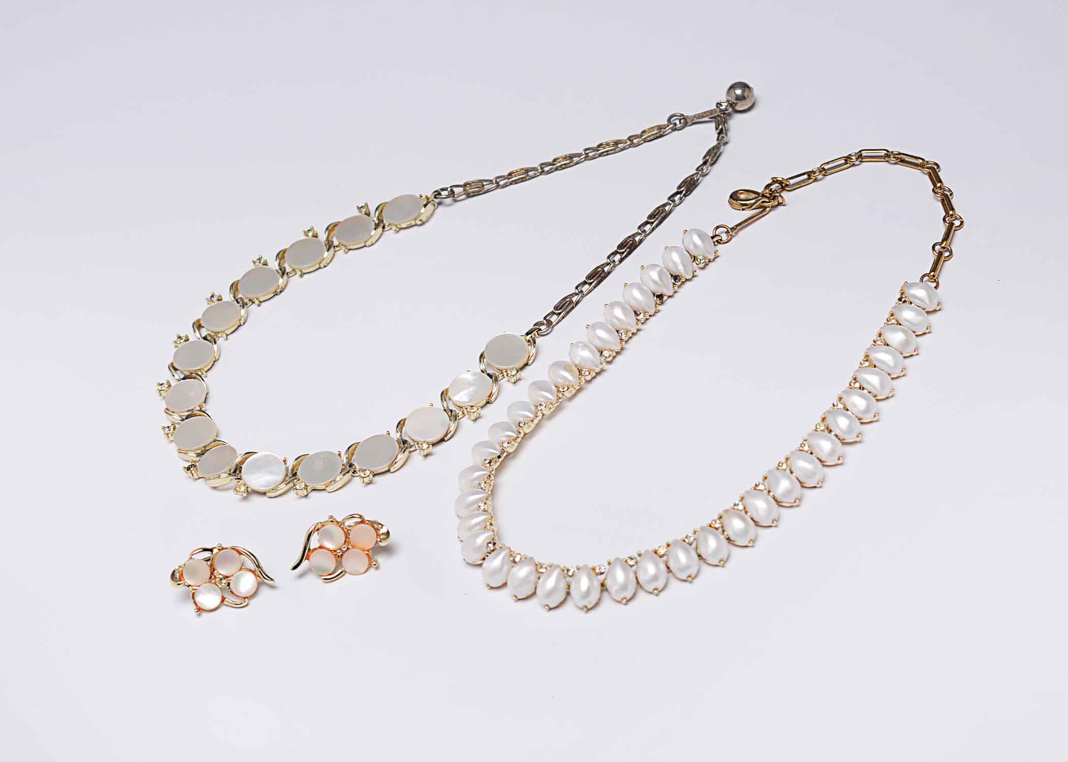 Vintage Lisner Jewelry Items and Unmarked Earrings