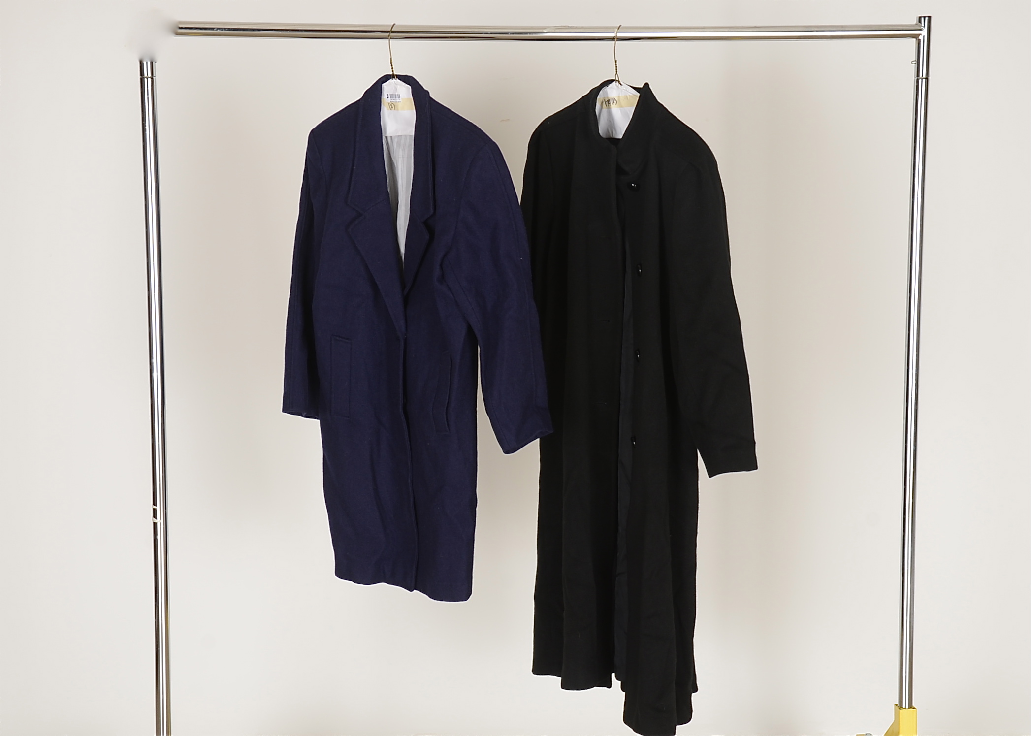 Two 80's Vintage Wool Coats 