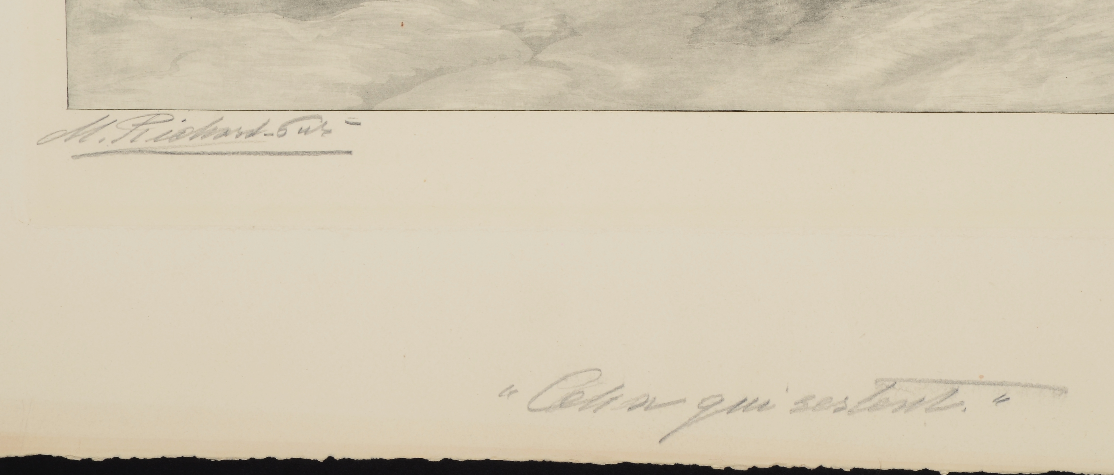 Original  Michel Richard-Putz  (1868 - ) Aquatint Etching With Hand Coloring