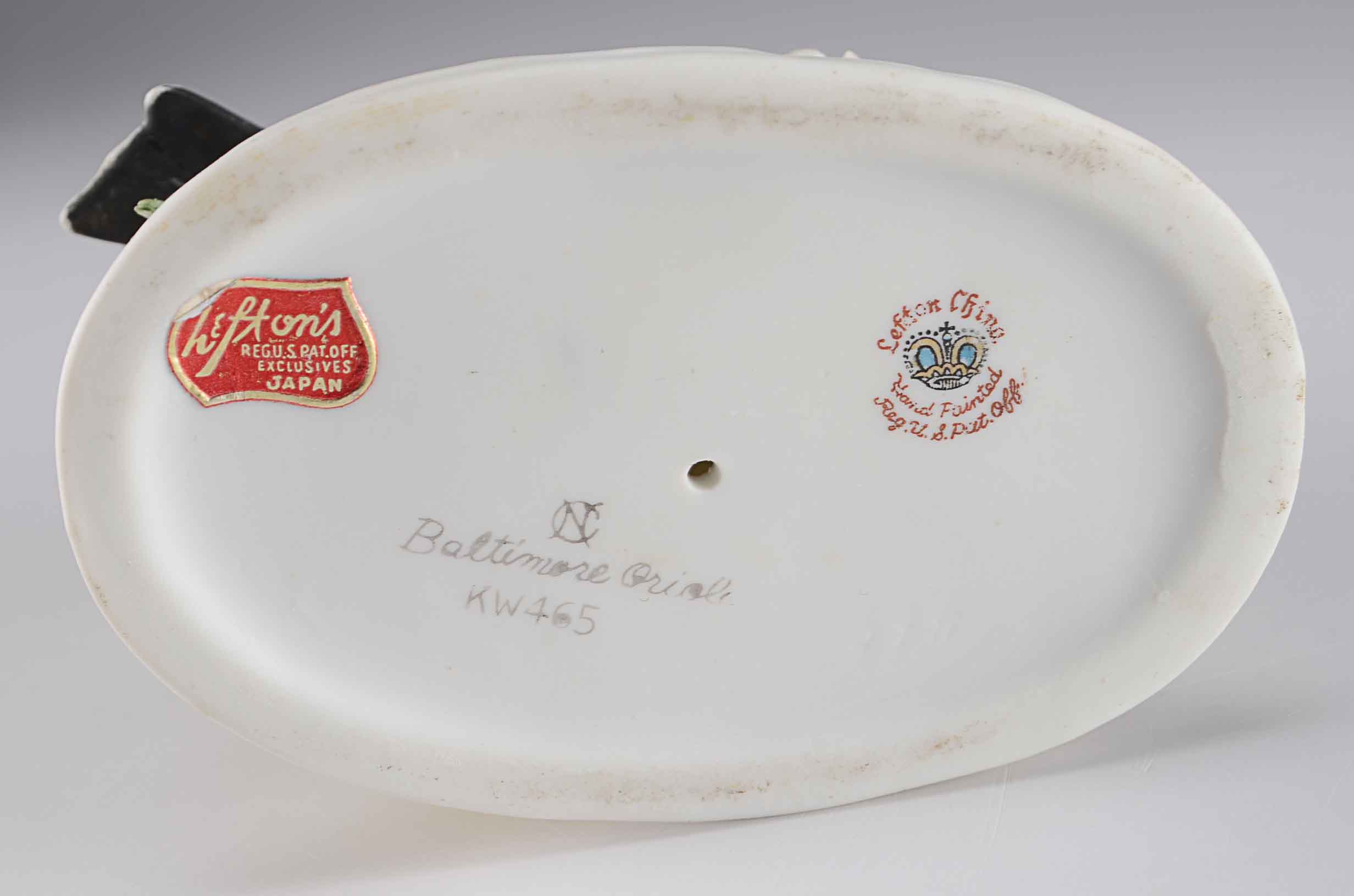 Lefton China Baltimore Oriole Figurine