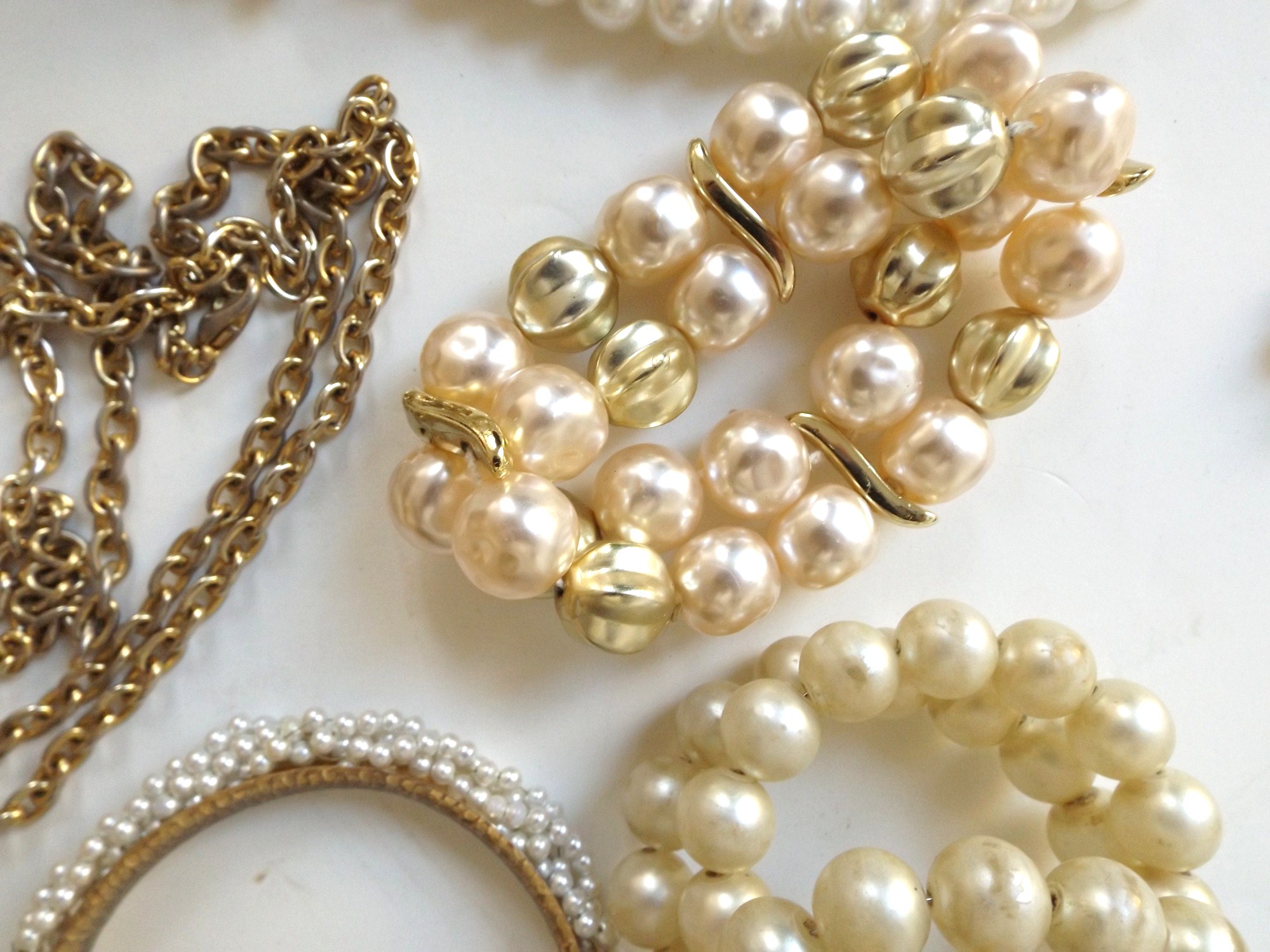 Glamorous Faux Pearl Jewelry