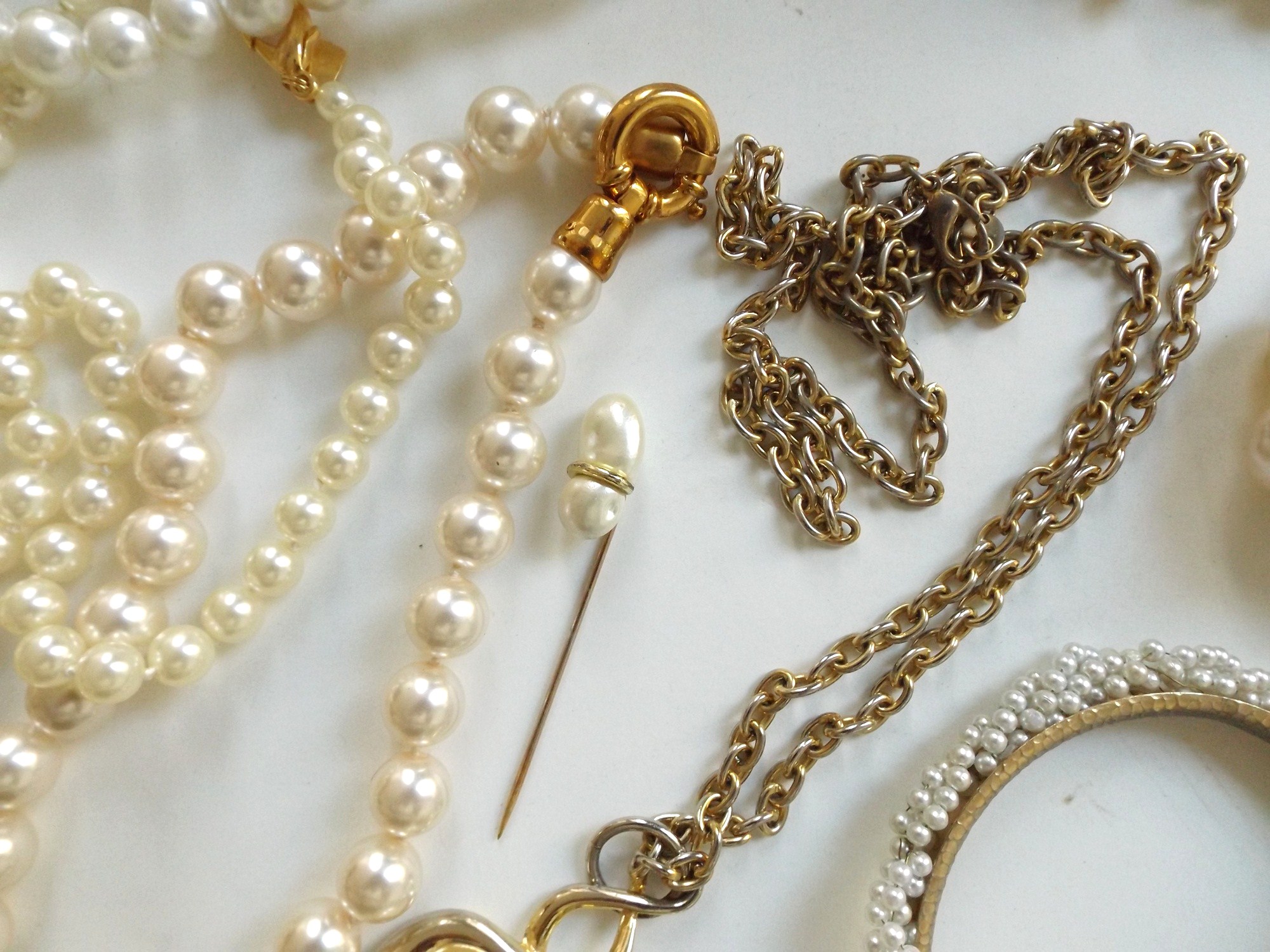 Glamorous Faux Pearl Jewelry