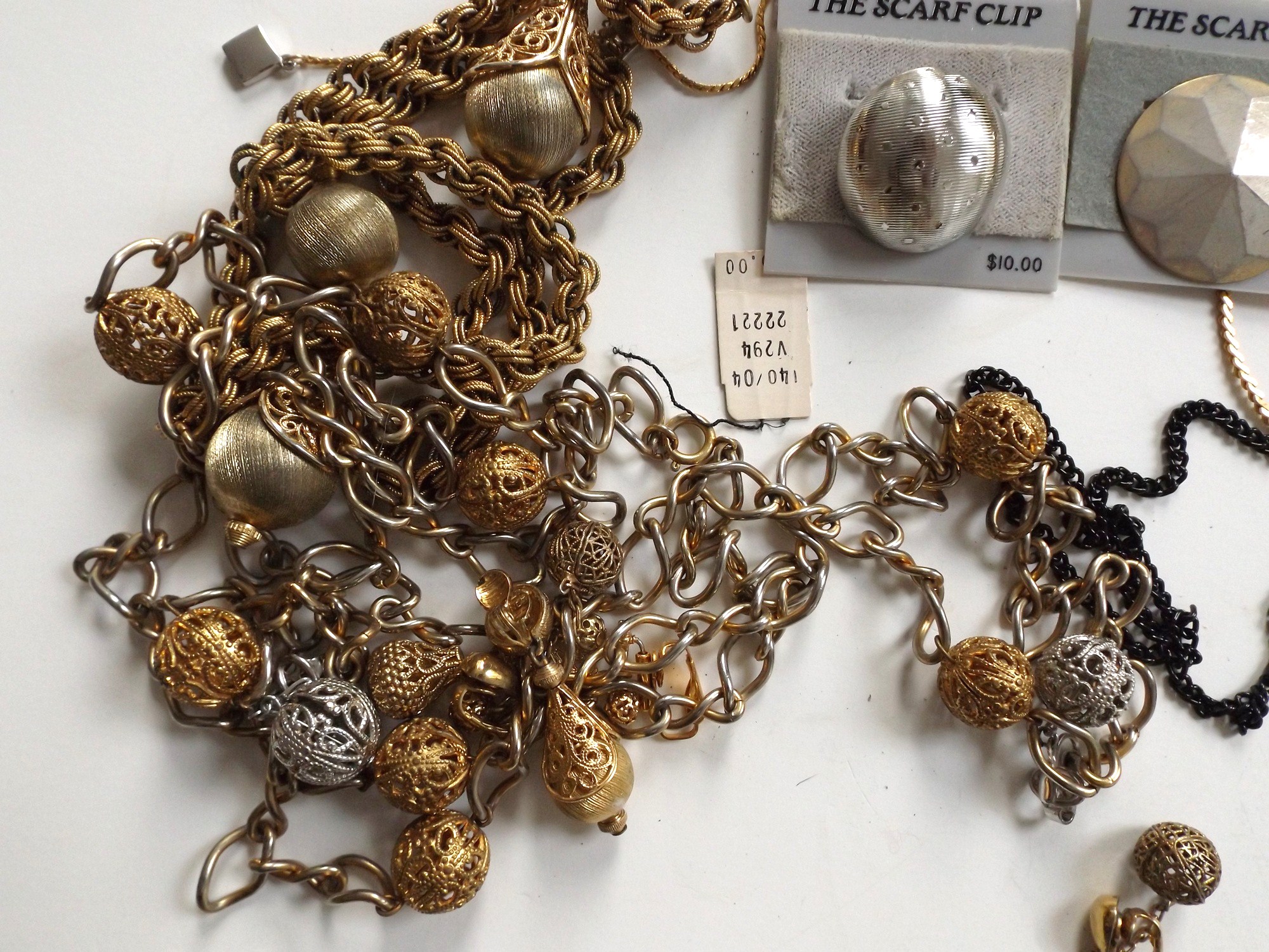 Goldtone Coin, Cat, Wire Jewelry and Accessories