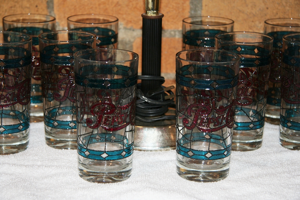 Pepsi Cola Glass and Lamp Collection