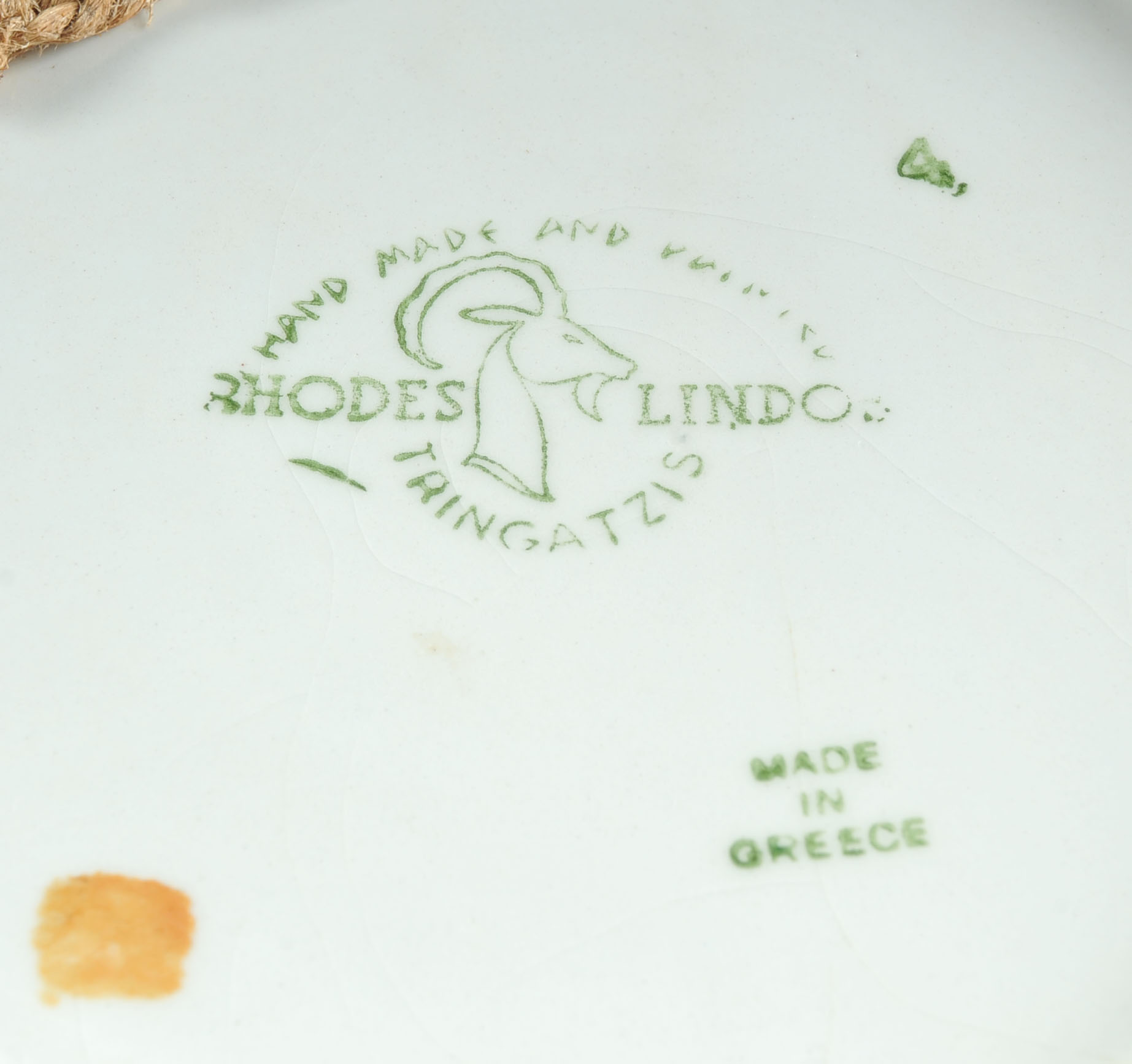Hand-Painted Greece Decorative Plates