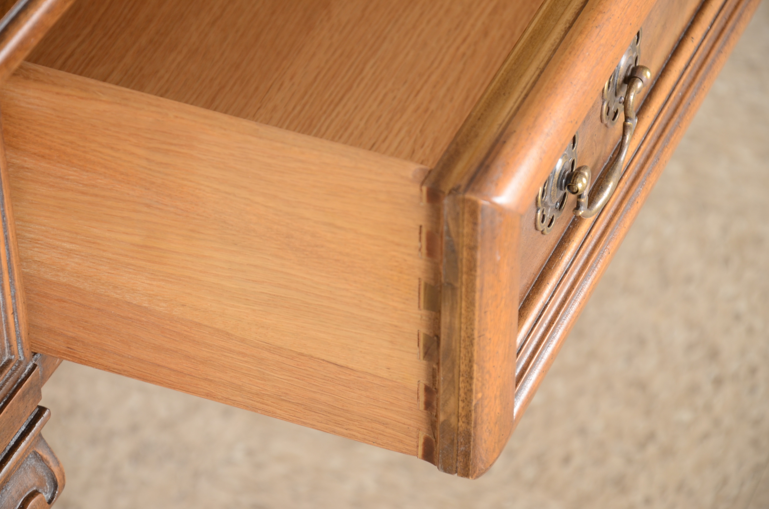 Free-Standing Wood Mini Bar