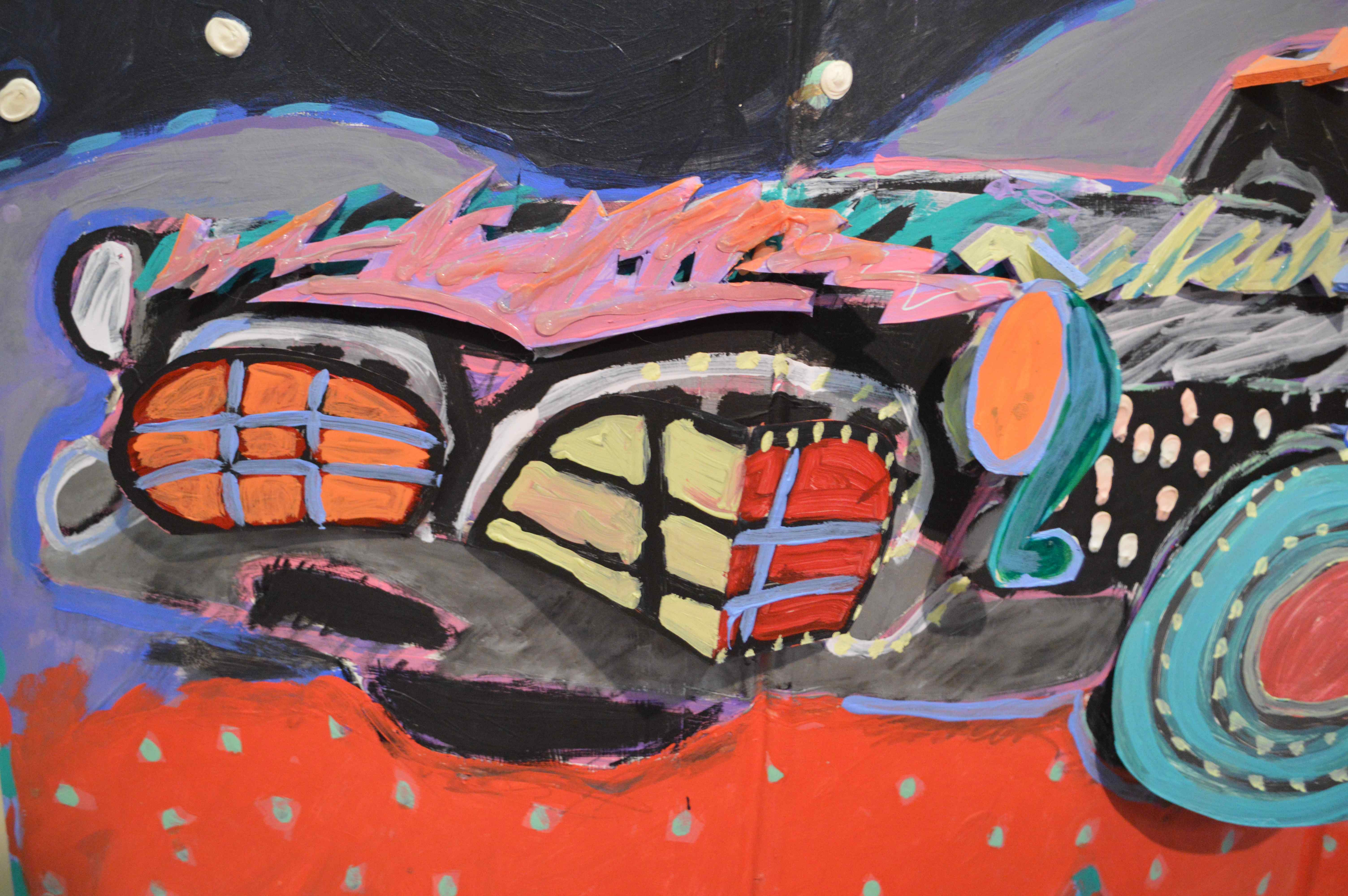 Three-Dimensional Reversible Art with Cut-Outs