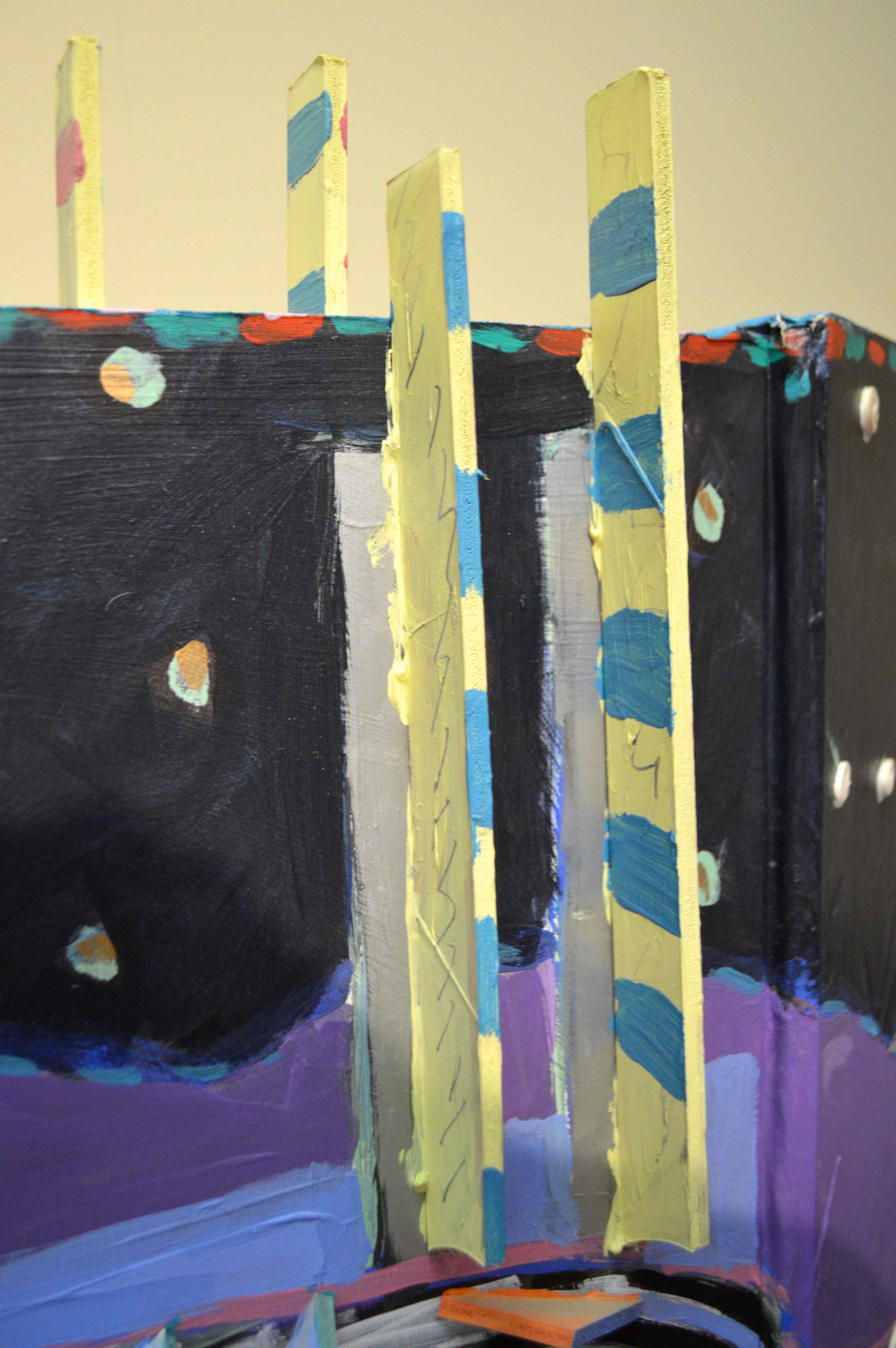 Three-Dimensional Reversible Art with Cut-Outs