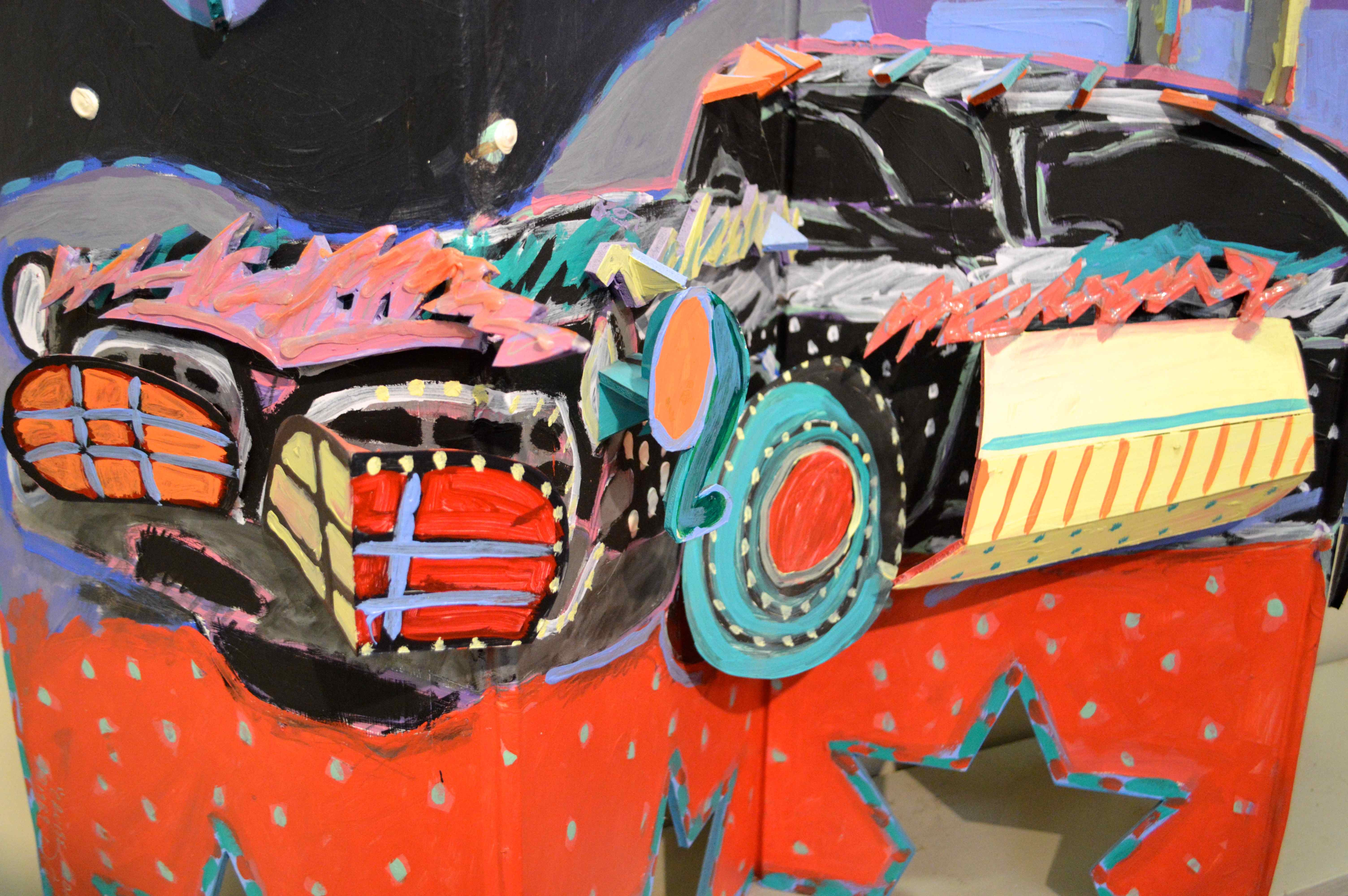 Three-Dimensional Reversible Art with Cut-Outs