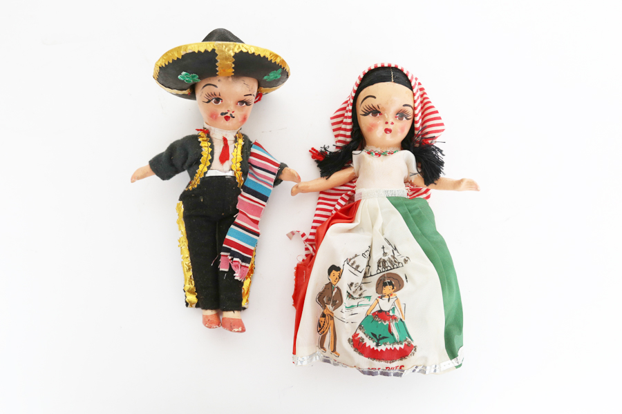 Dolls in Traditional Mexican Clothing