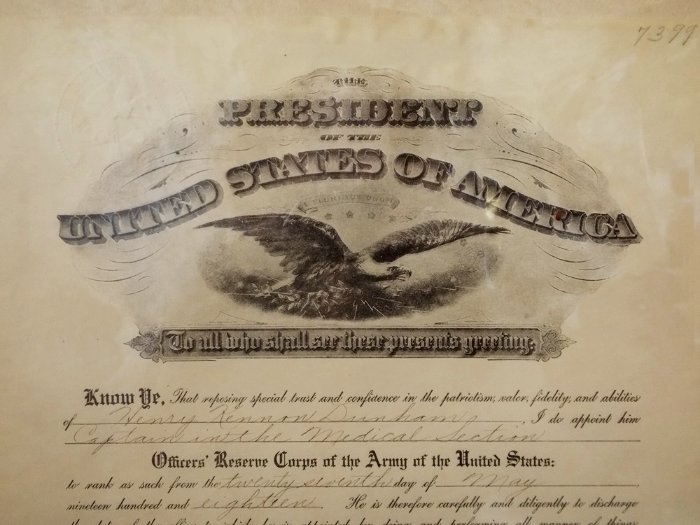 An original Portait Painting by Theodore Van Soelen of Dr. Henry Dunham, 1921