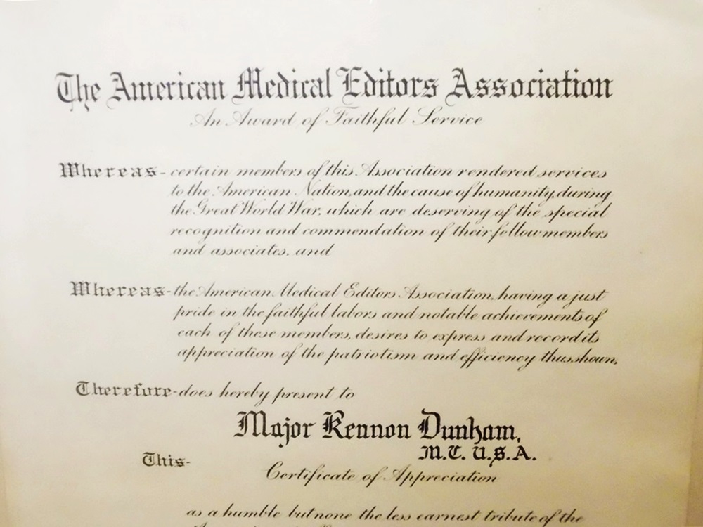 An original Portait Painting by Theodore Van Soelen of Dr. Henry Dunham, 1921