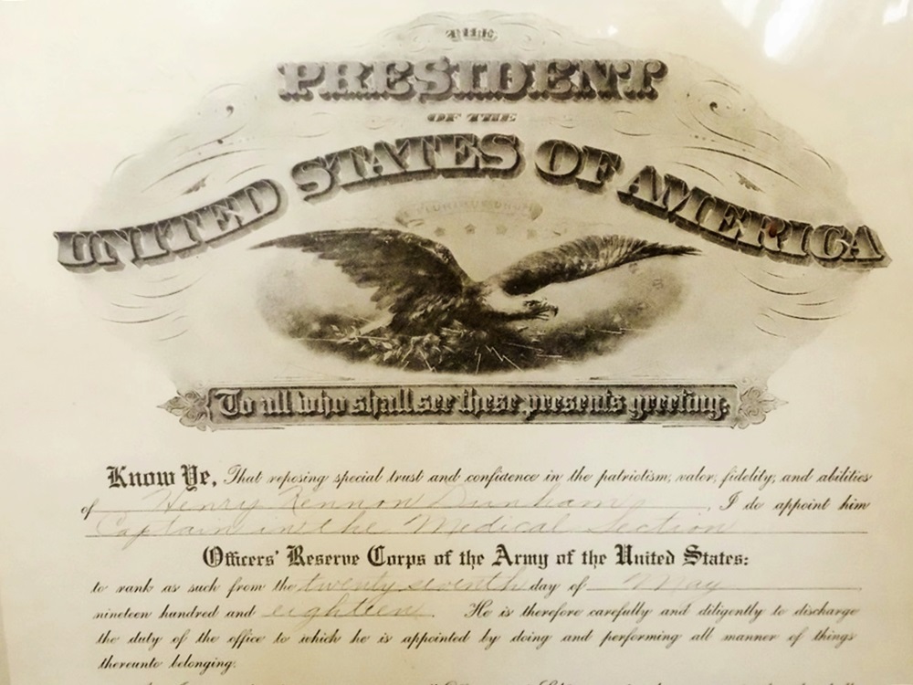 An original Portait Painting by Theodore Van Soelen of Dr. Henry Dunham, 1921