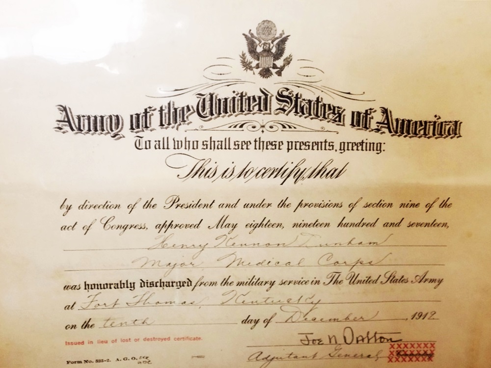 An original Portait Painting by Theodore Van Soelen of Dr. Henry Dunham, 1921