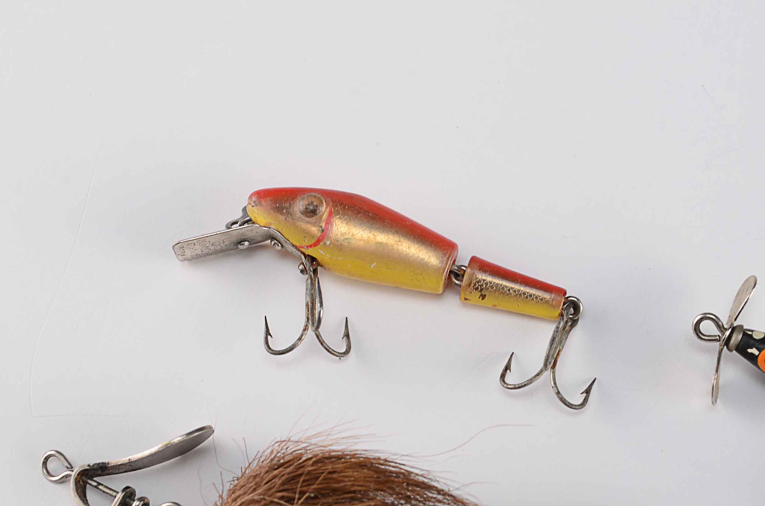Six Vintage Fishing Lures