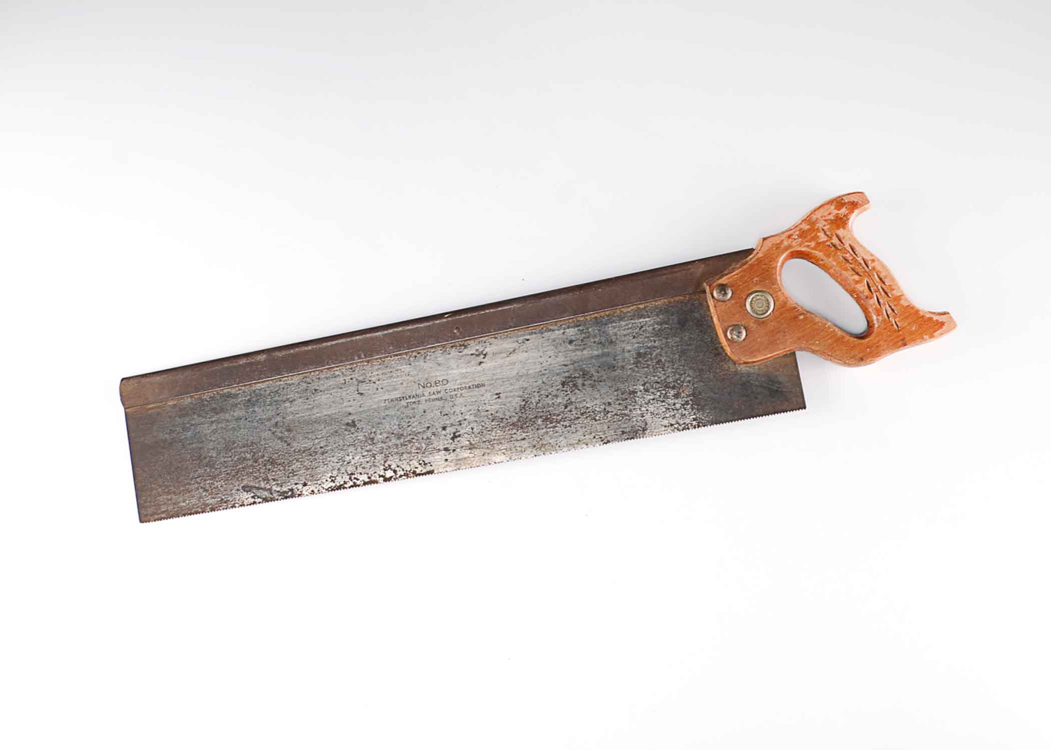 Vintage Wood Handled Saw