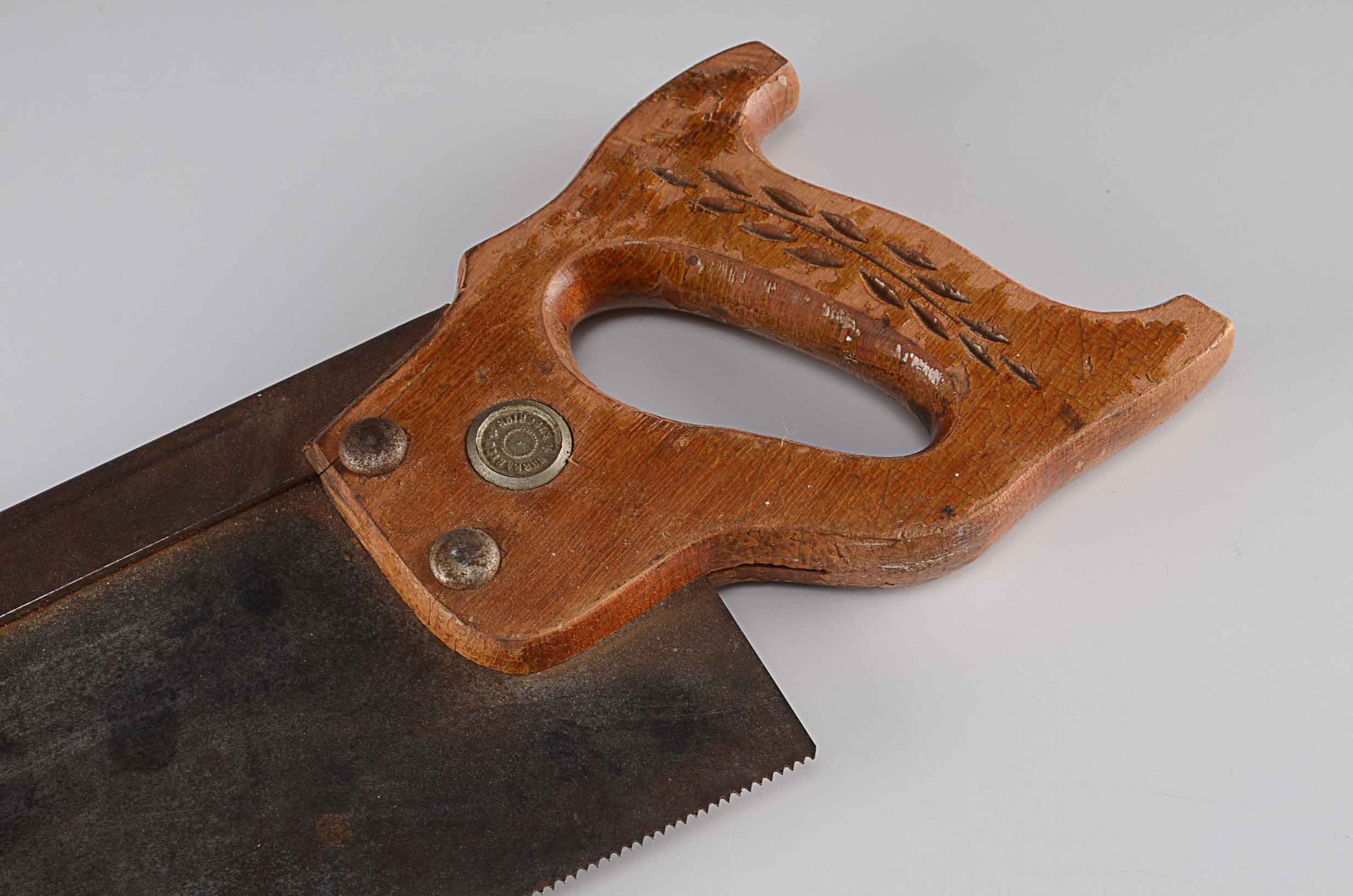 Vintage Wood Handled Saw