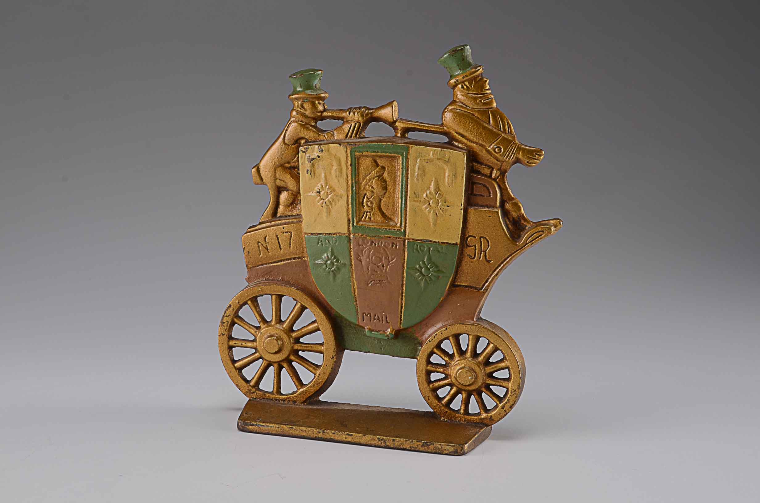 Vintage Buggy-Shaped Book Ends