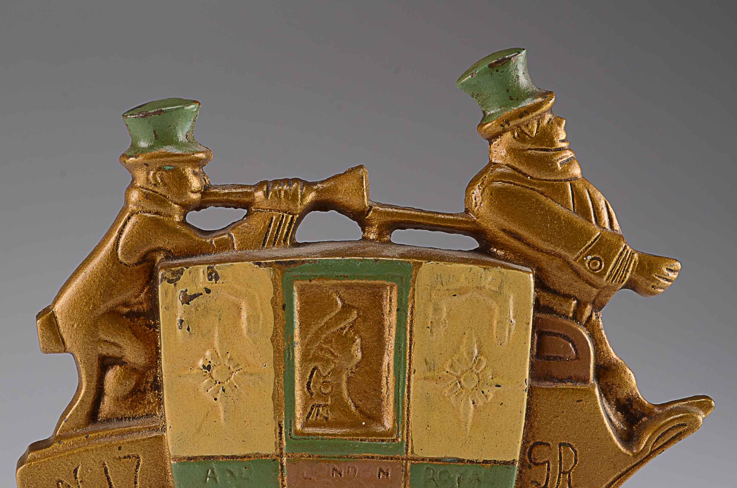 Vintage Buggy-Shaped Book Ends