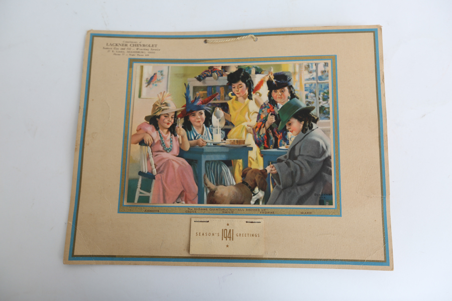 Vintage Advertising Calendars