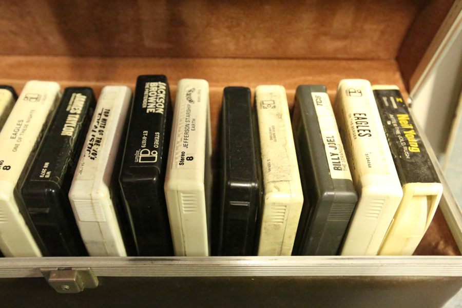 Collection of Records, 8-Track Tapes and More