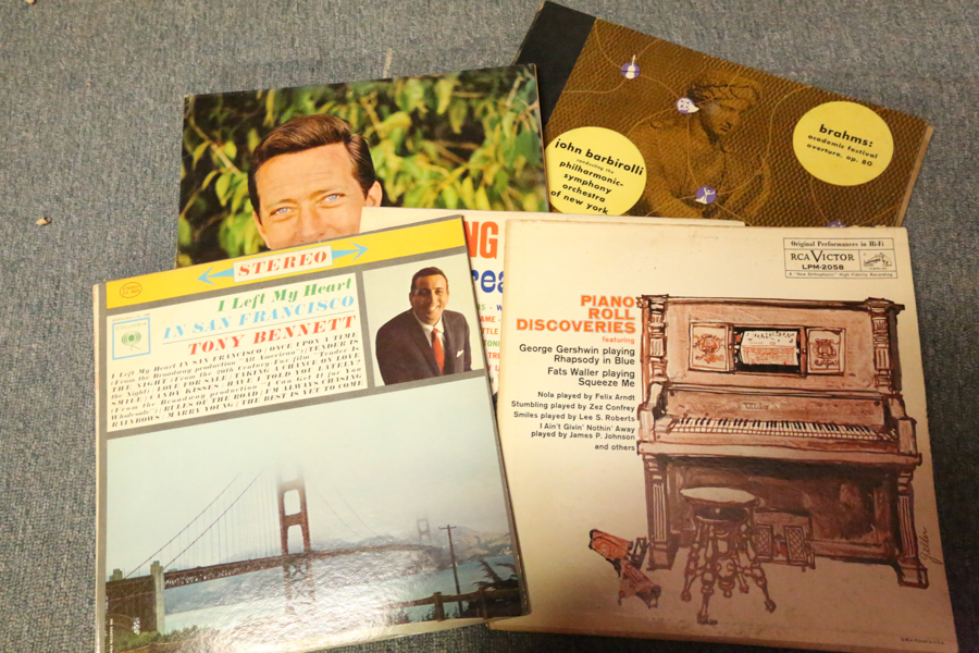 Collection of Records, 8-Track Tapes and More