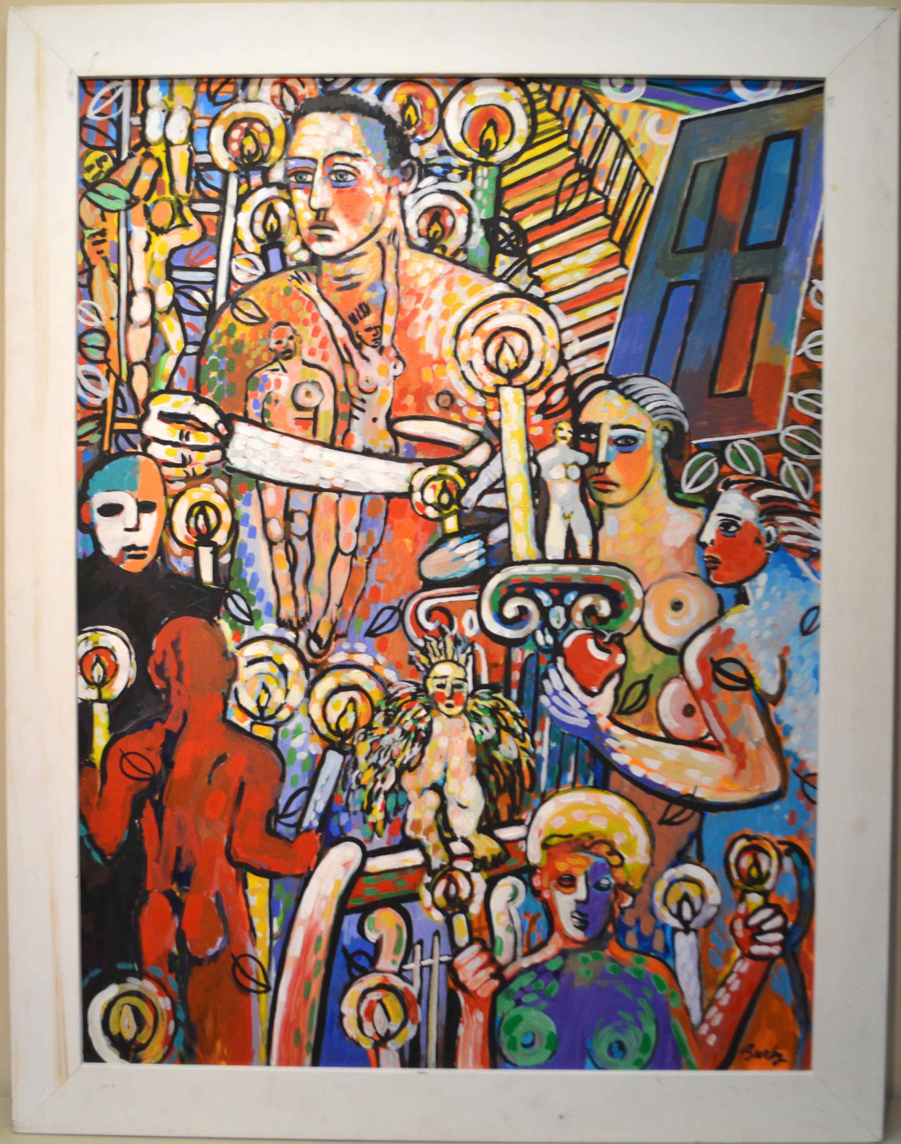 Expressionist Painting by Joe Burks