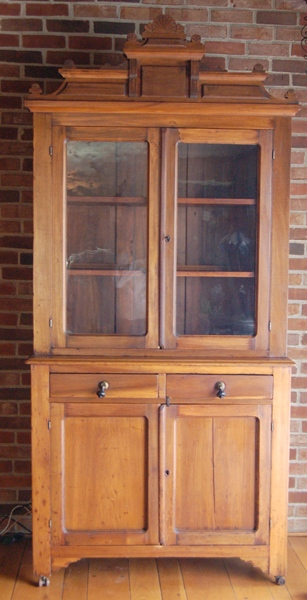 Victorian Stepback China Cabinet