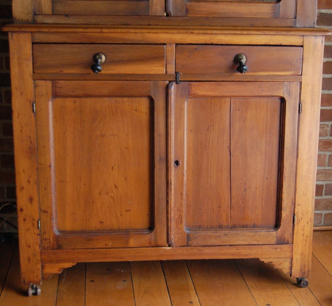 Victorian Stepback China Cabinet