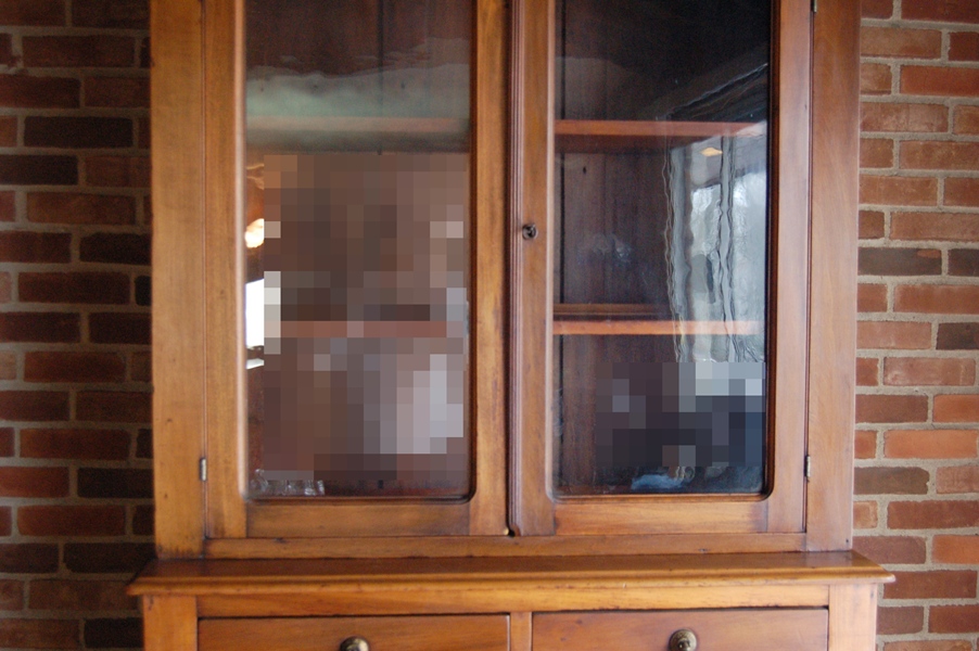 Victorian Stepback China Cabinet