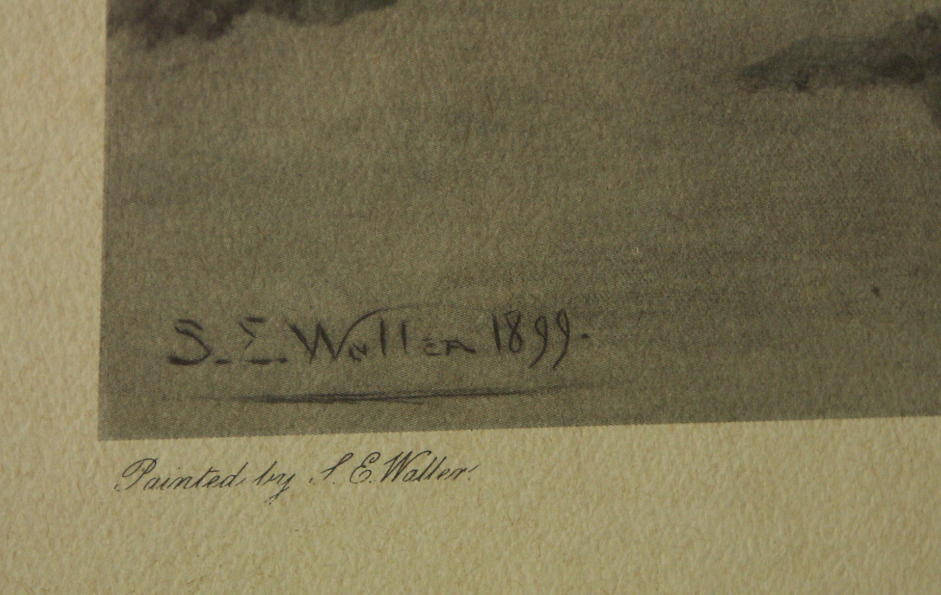 1901 S. E. Waller Framed Print 'The Huntsman's Courtship'