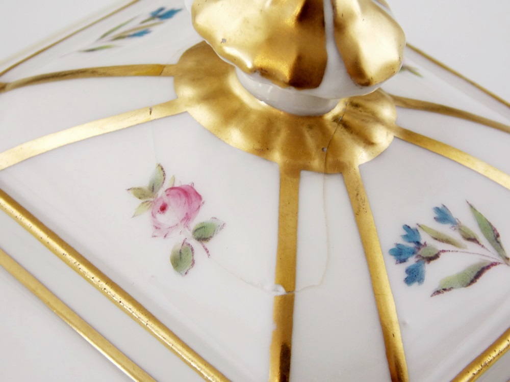 Antique Limoges France Avenir Octagonal G, D & Cie Dinnerware 