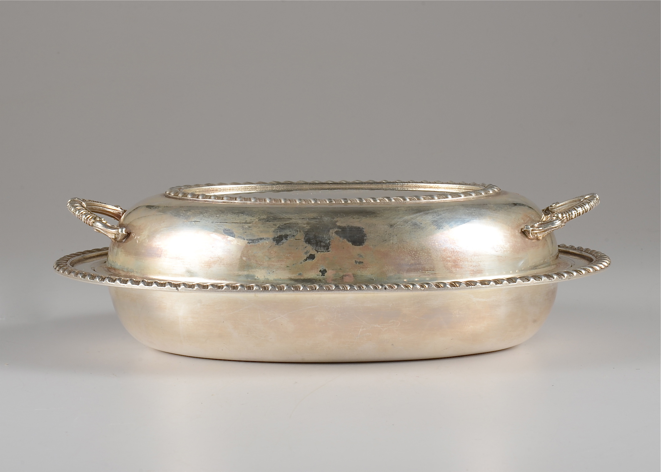 Silver Plate Lidded Dish