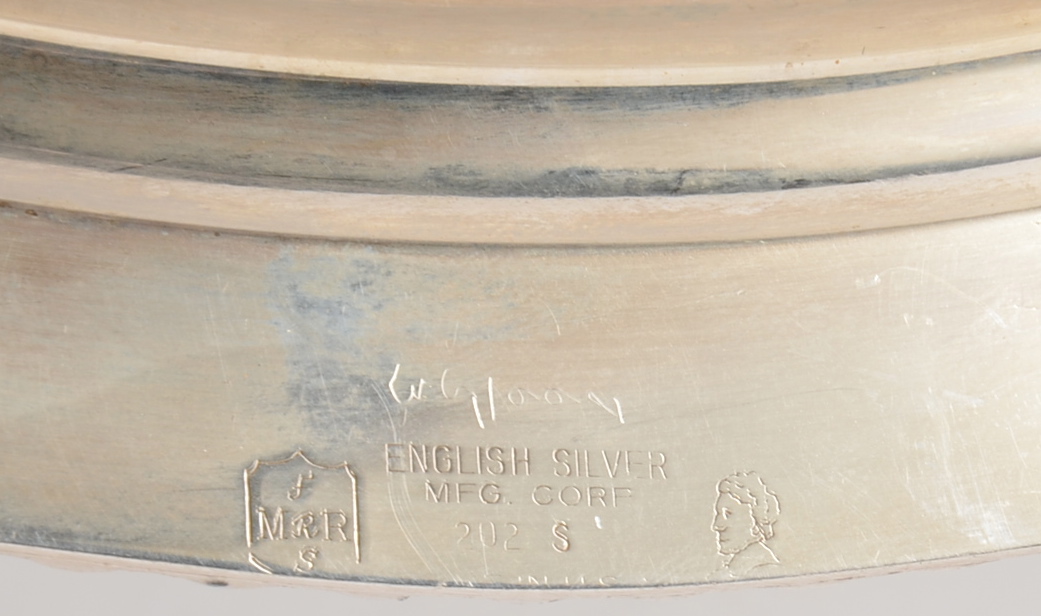 Silver Plate Lidded Dish