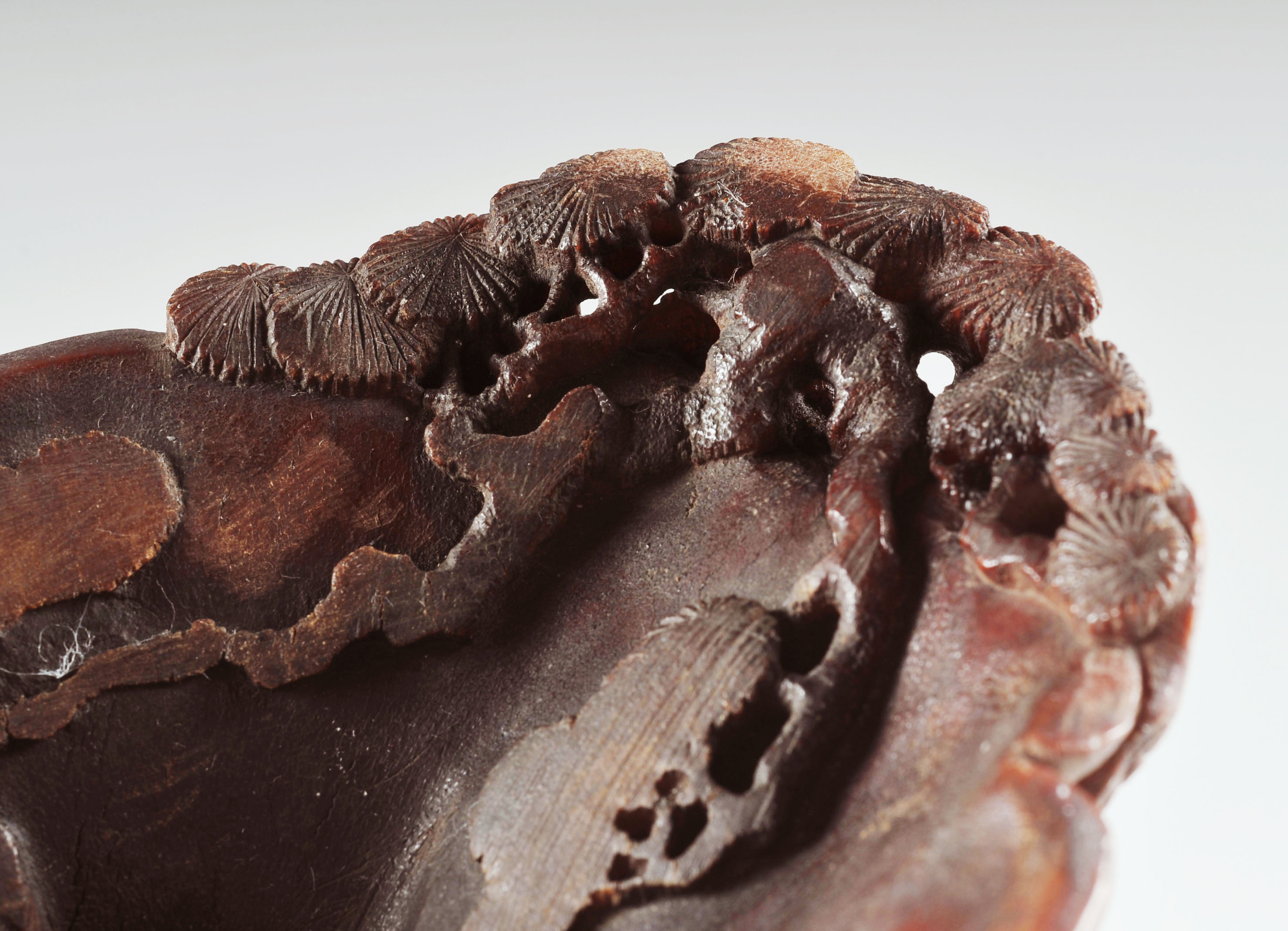 Fine 17th Century Chinese Rhinoceros Horn Libation Cup