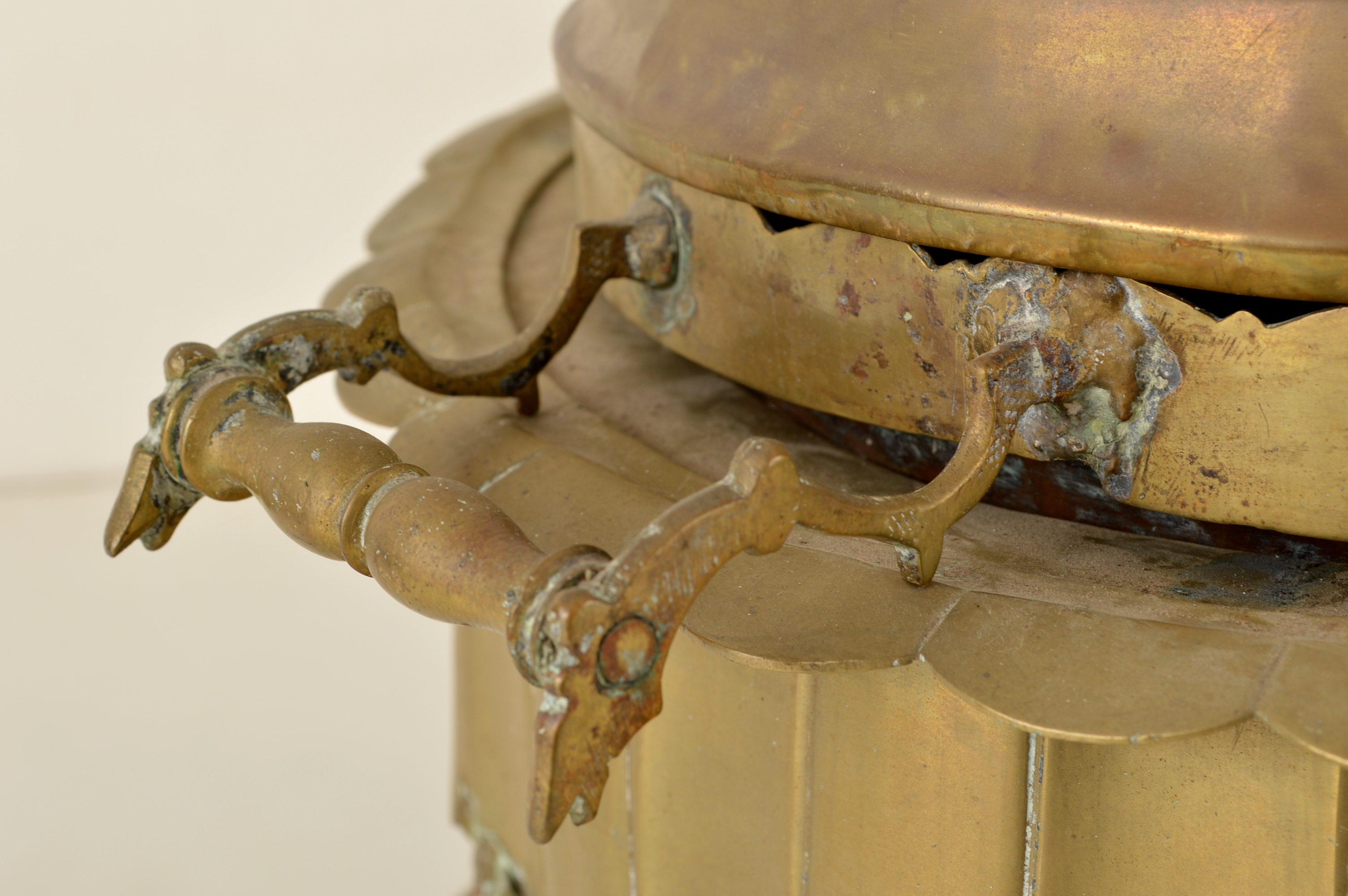 Large Turkish Brass Brazier